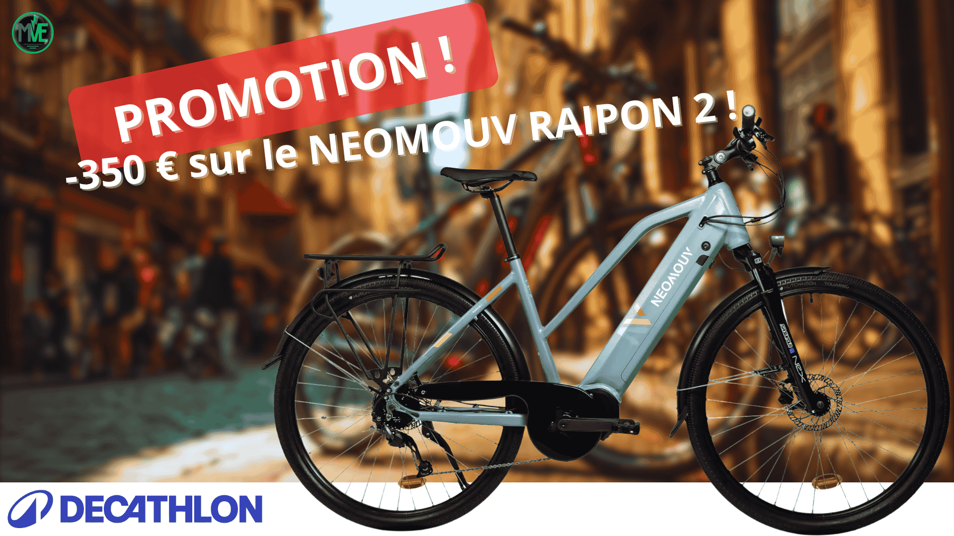 NEOMOUV RAIPON 2 : –350 € chez Decathlon, promo VTC électrique à saisir avant le 17 août 2025